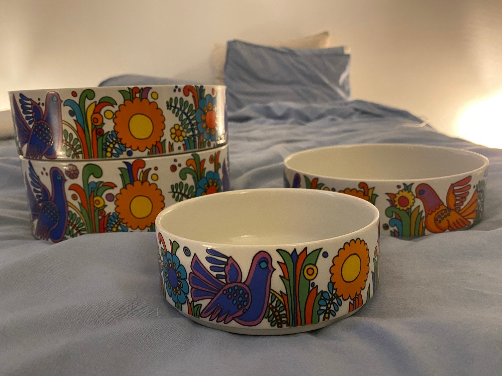 4 saladiers / bols villeroy et boch acapulco, Enlèvement