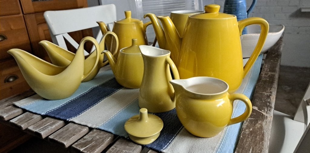 Vaisselle Villeroy et Boch jaune, Villeroy & Boch, Vintage, Comme neuf, Enlèvement
