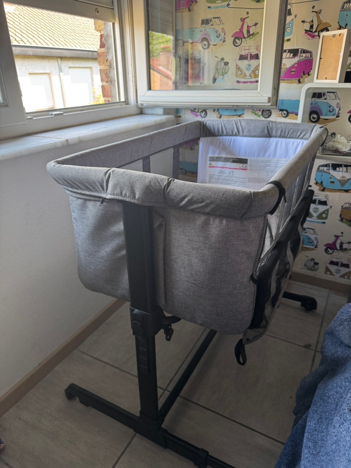 Co sleeper Quax, Kinderen en Baby's, Ophalen, Zo goed als nieuw, Minder dan 140 cm, Matras