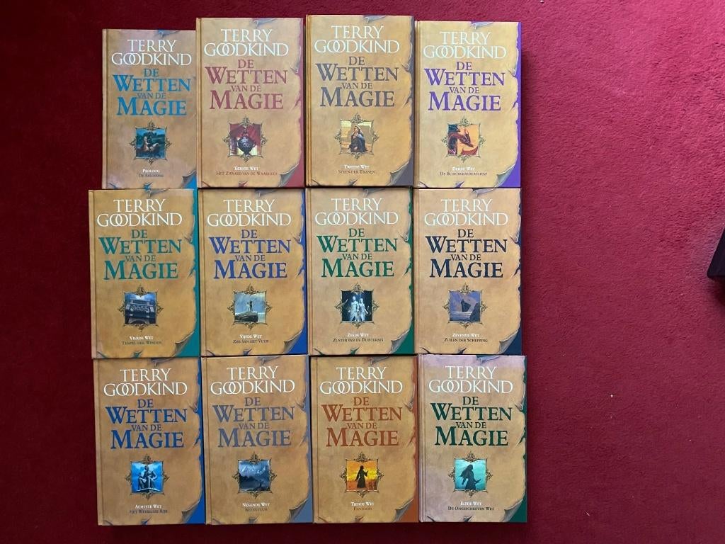 TERRY GOODKIND DE WETTEN VAN DE MAGIE DE COMPLETE SERIE PROL, Ophalen of Verzenden