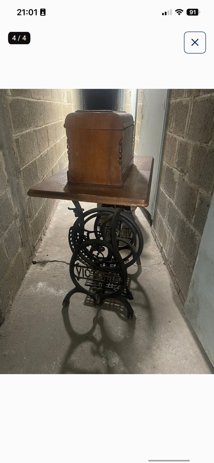Ancienne machine a coudre, Enlèvement ou Envoi, Comme neuf