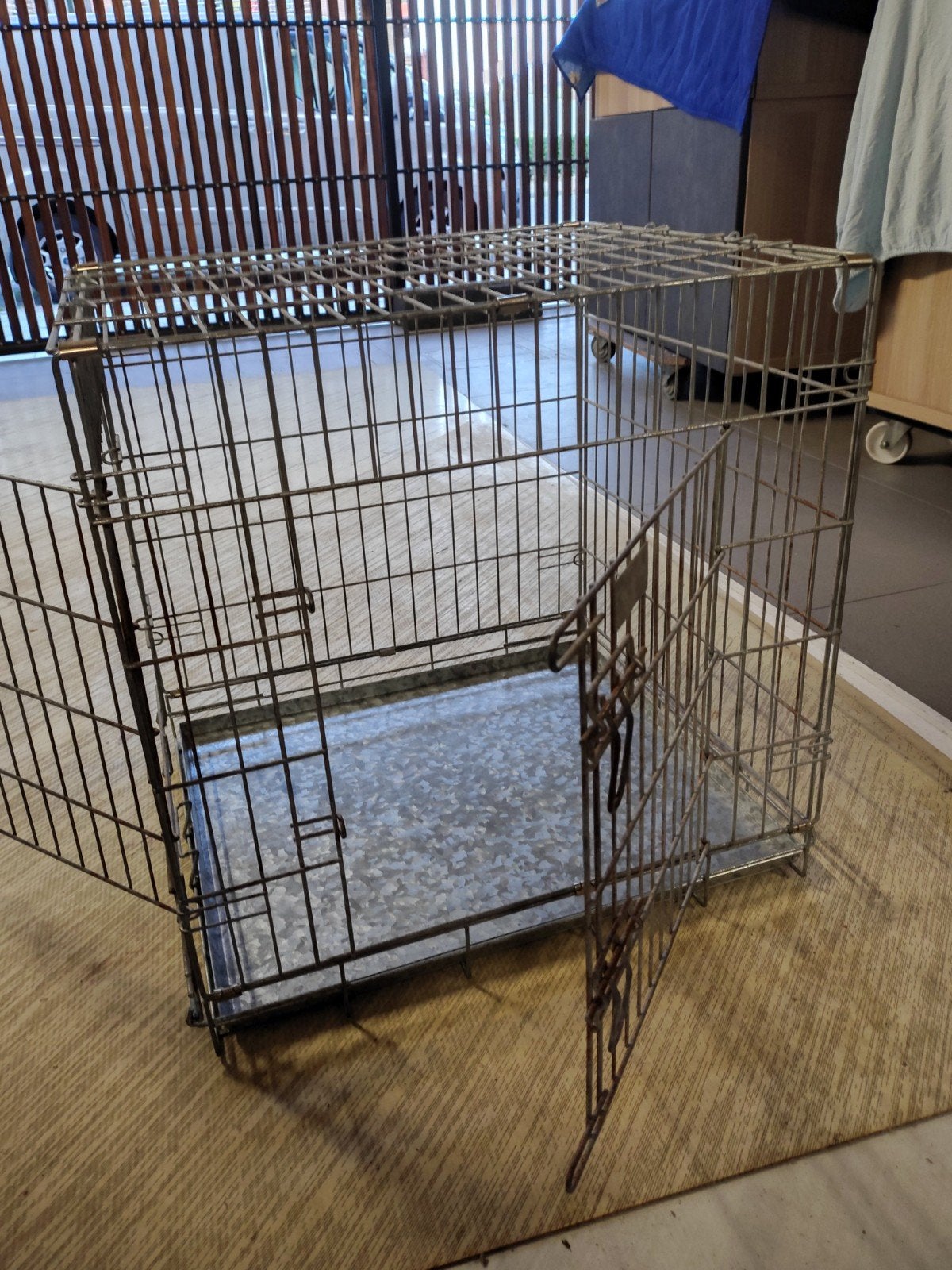 Cage pliable pour chien., Enlèvement