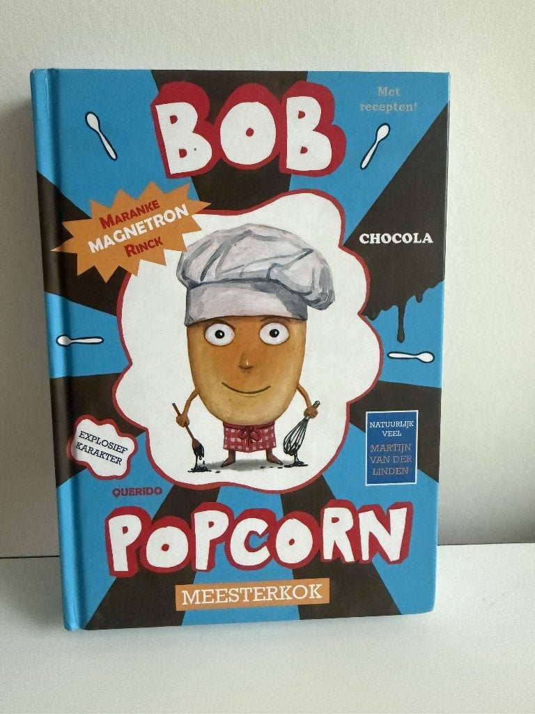 kinderboek Bob Popcorn, Ophalen of Verzenden, Zo goed als nieuw, Martijn Van Der Linden, Fictie algemeen