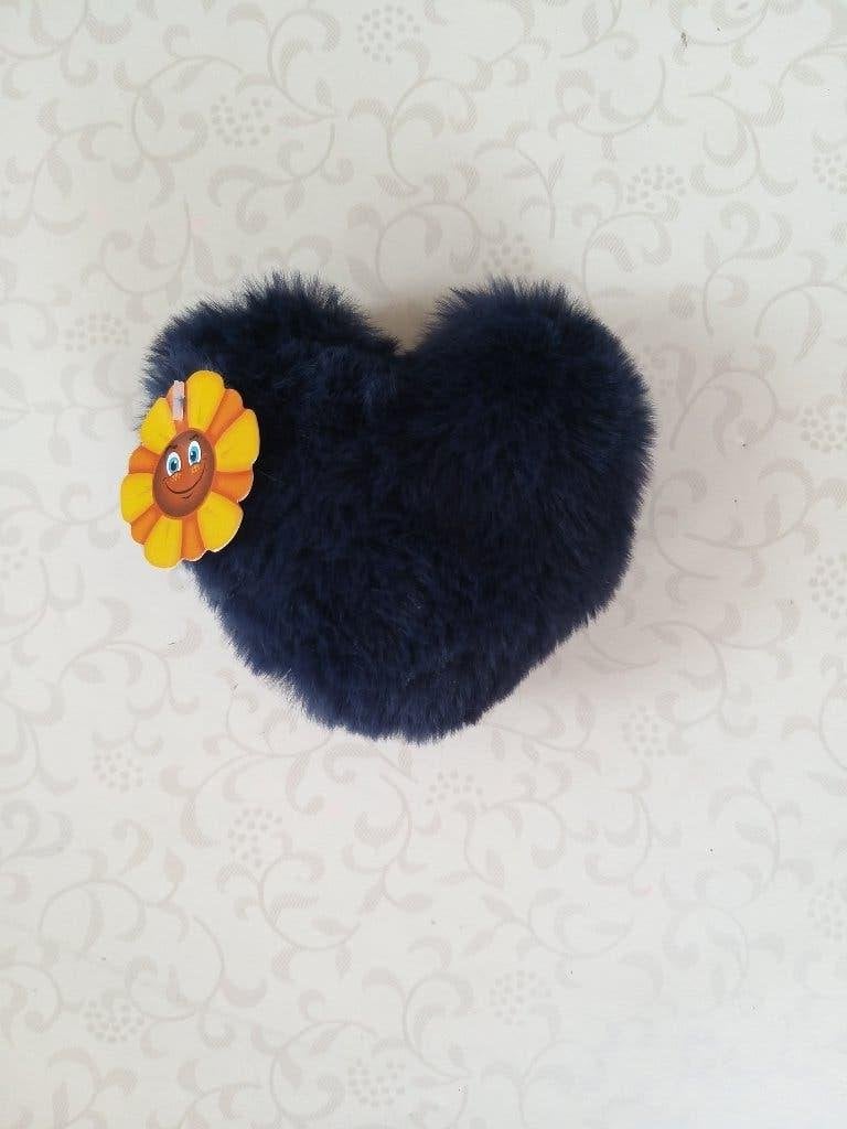 Coussin balle coeur tout doux fourrure zen anti-stress, Maison & Meubles, Neuf, Enlèvement ou Envoi, Autres types, Bleu