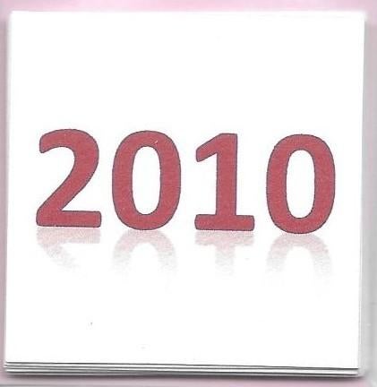 Kaartjes met jaartallen 2010-2020, Ophalen of Verzenden