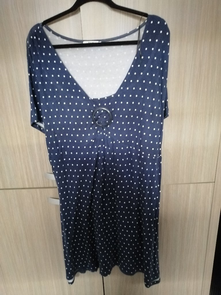 blauw kleedje BPC mt 50 - 52 NIEUW, Bonprix, Blauw, Jurk, Nieuw