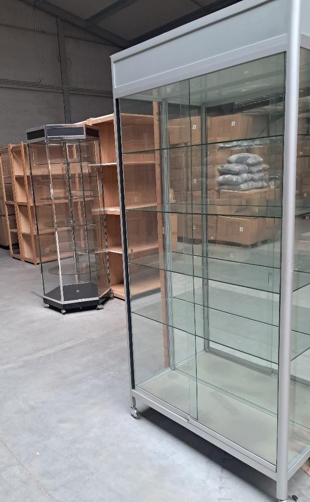 vitrinekasten, Huis en Inrichting, Ophalen, Gebruikt, Glas