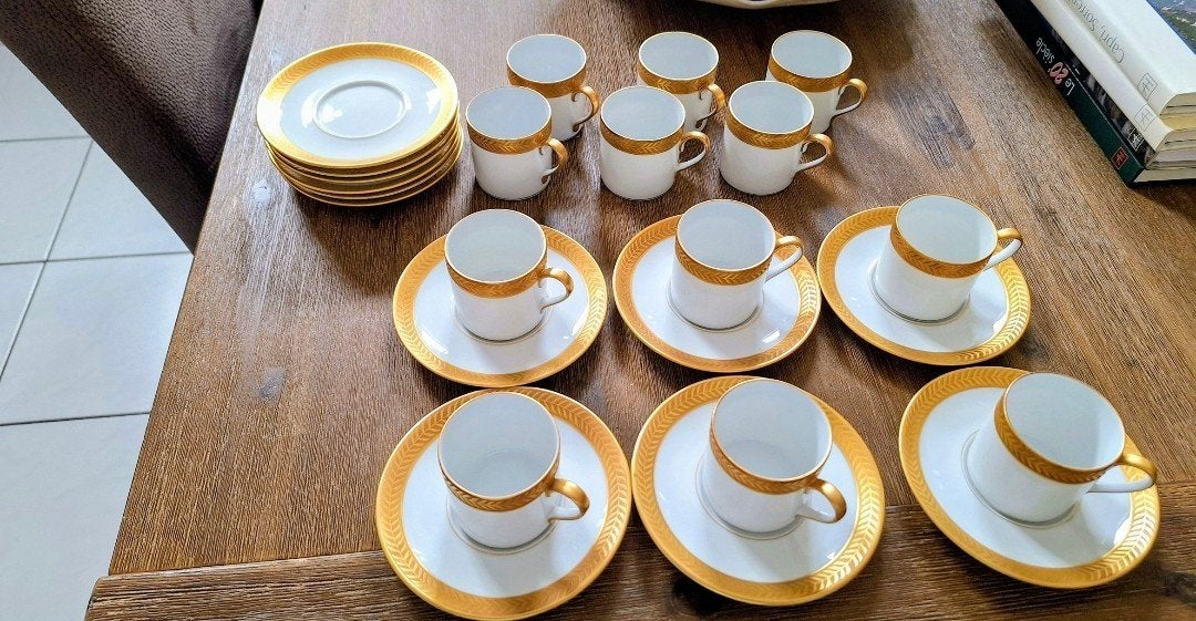 service a café en porcelaine de baudour, Enlèvement