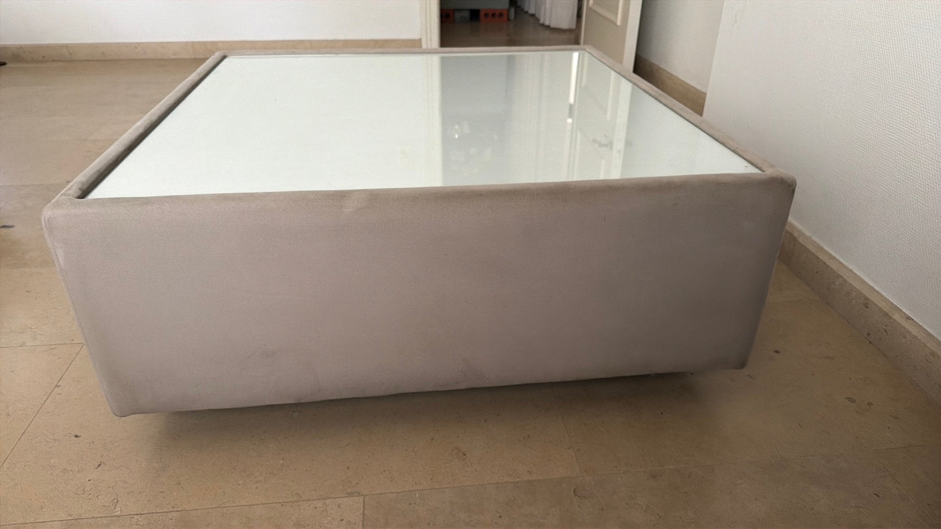 Salontafel Sancall, Maison & Meubles, Tables | Tables de salon, 50 à 100 cm, Carré, Enlèvement, Utilisé