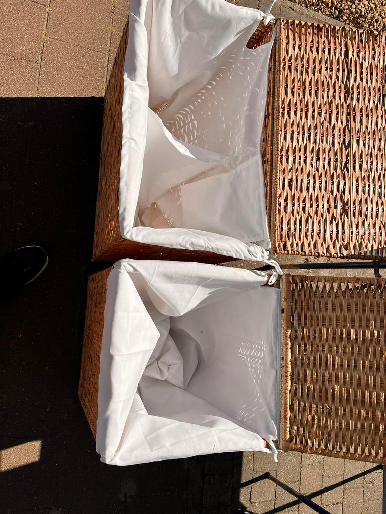 Rieten wasmanden te koop, Huis en Inrichting, Ophalen, Zo goed als nieuw