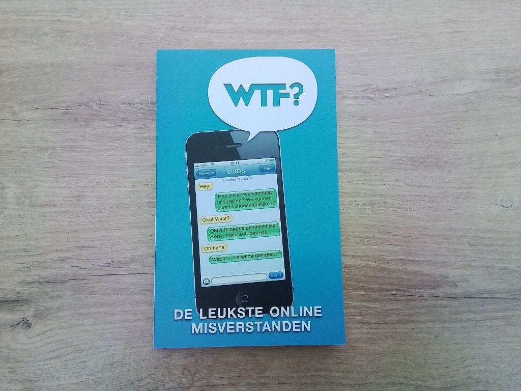 Grappig boek: WTF?- De leukste online misverstanden, Boeken, Chicklit, Ophalen of Verzenden, Nieuw