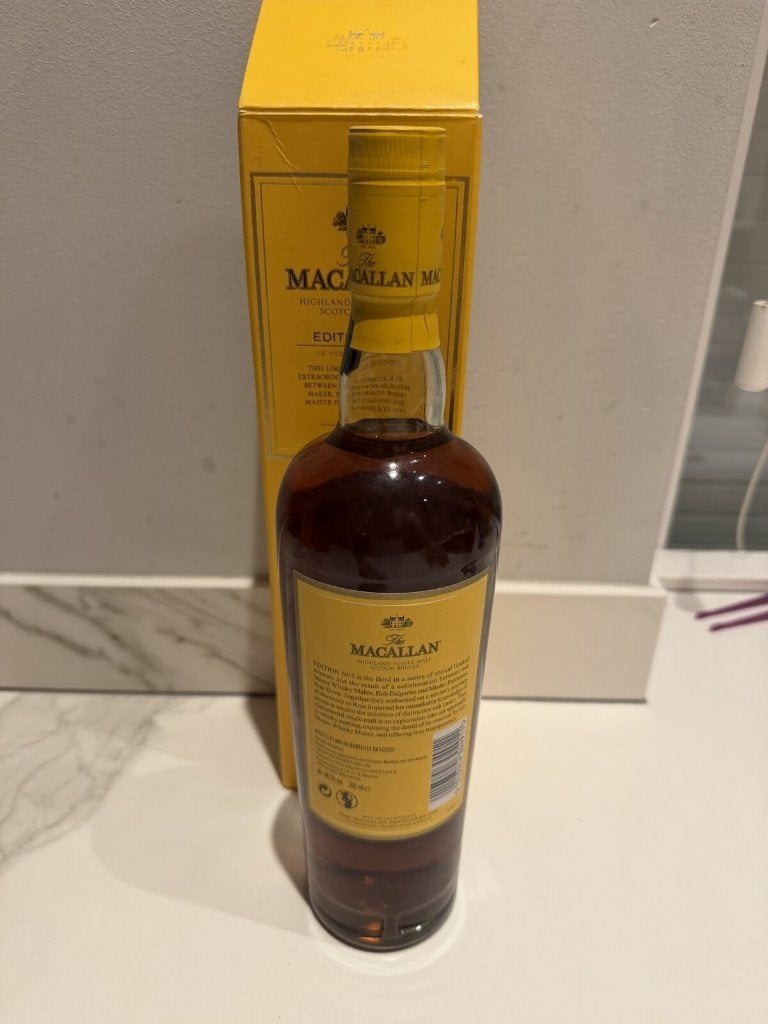 Macallan Edition No 3 Limited Release 70cl 48,3% ongeopend, Verzamelen, Overige gebieden, Overige typen, Nieuw, Ophalen of Verzenden