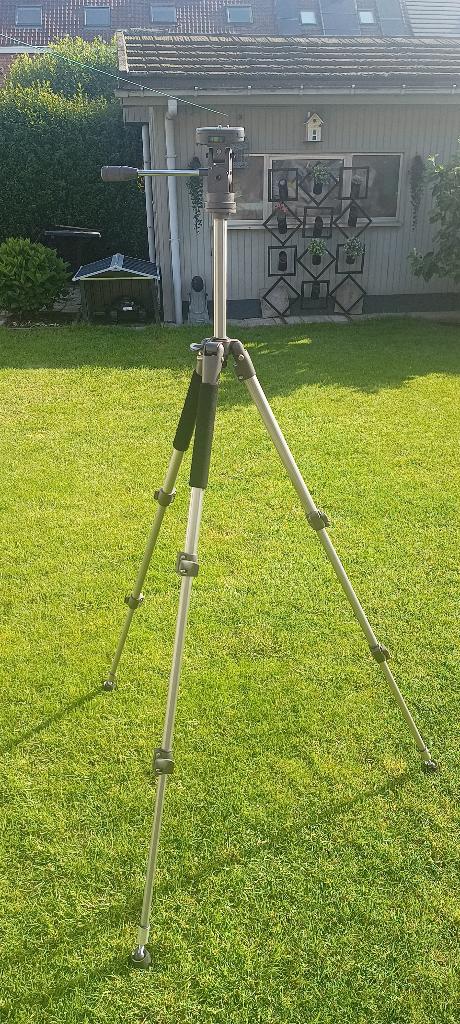 Tripod statief Fanchier FT-6302, Audio, Tv en Foto, Fotografie | Statieven en Balhoofden, Zo goed als nieuw, 150 tot 175 cm, Met balhoofd