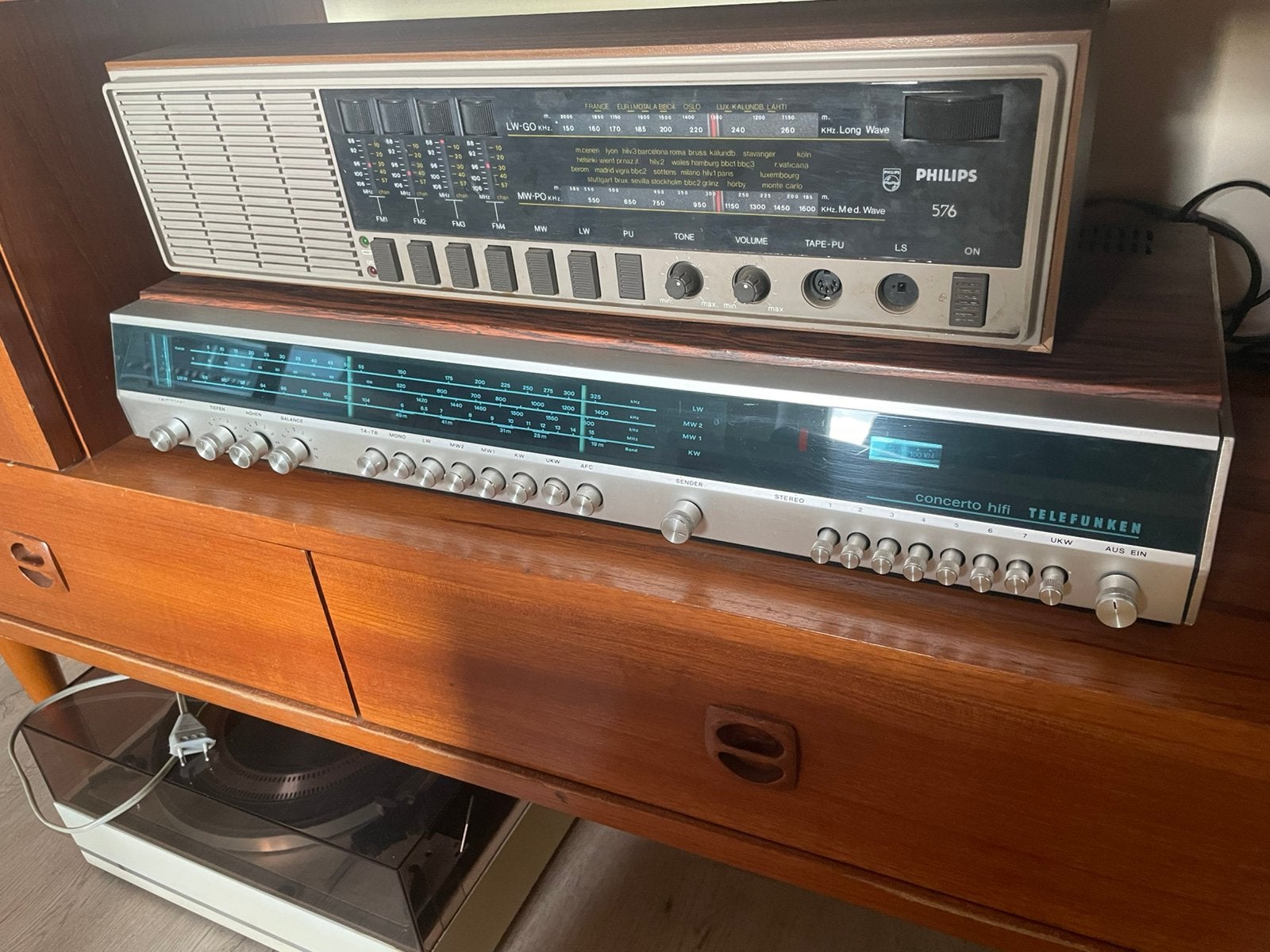 Vintage versterker, Ophalen