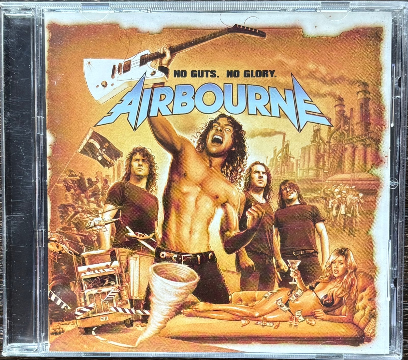 AIRBOURNE - No Guts, No Glory, Cd's en Dvd's, Ophalen of Verzenden, Zo goed als nieuw