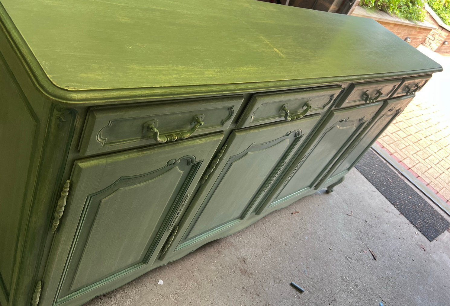 Buffet en bois massif L 200 , p 50 et H 102 cm, Enlèvement, Utilisé, 25 à 50 cm, 150 à 200 cm