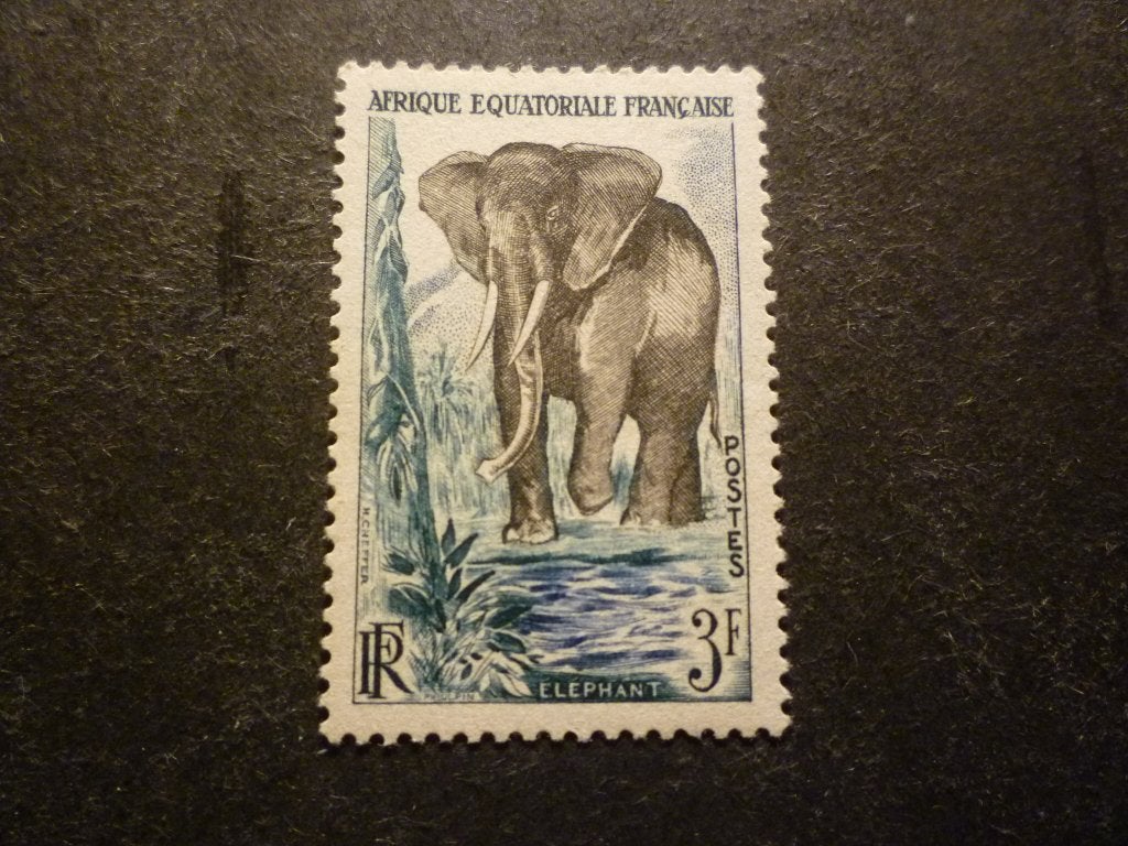 Afrique équatoriale française 1957 Mi FR-EQ 307**, Envoi, Non oblitéré