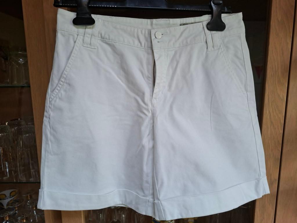 D'Auvry : short blanc uni pour femme (taille 38), Taille 38/40 (M), Enlèvement ou Envoi, D'Auvry, Porté