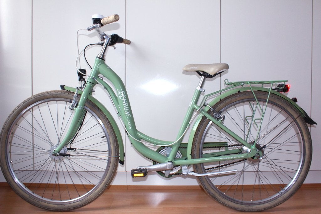 26 inch Puky Skyride meisjesfiets - 7 versnellingen, Fietsen en Brommers, Fietsen | Meisjes, Velgrem, Puky, Handrem, Ophalen