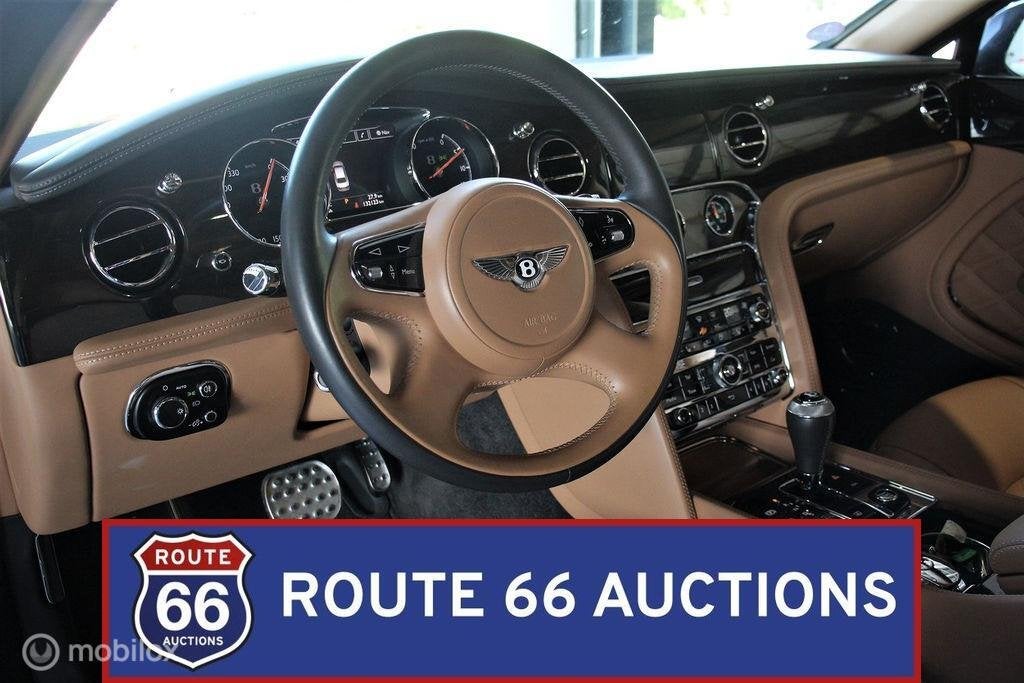 Bentley Mulsanne | 2015 | Route 66 Auctions, Auto's, Gebruikt, Zwart, Bedrijf, Handgeschakeld