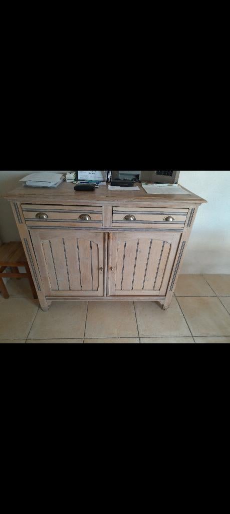 Meuble en pin, Maison & Meubles, Armoires | Commodes, 100 à 150 cm, Enlèvement, Utilisé, 100 à 150 cm