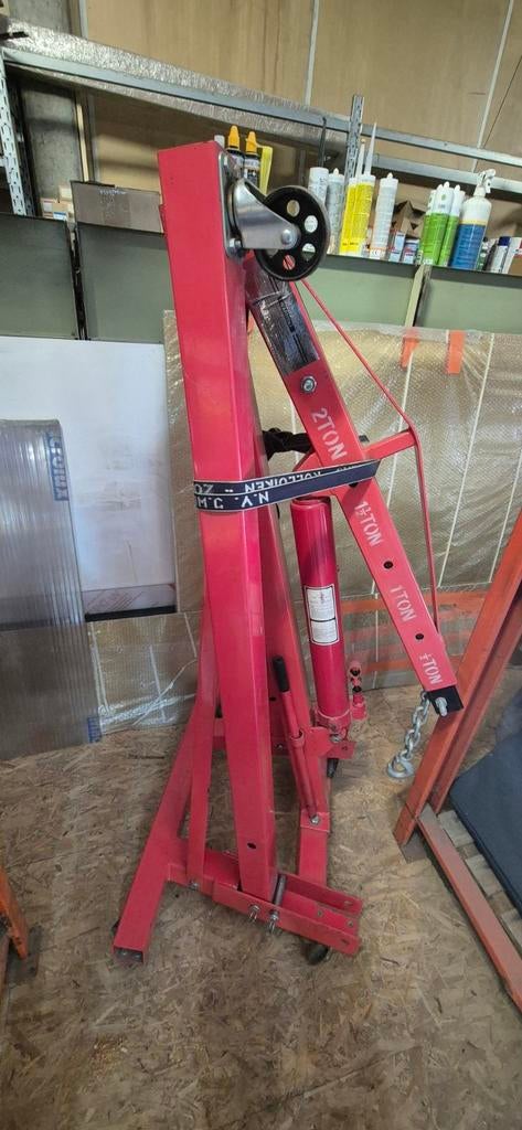 Giraf motortakel, Ophalen