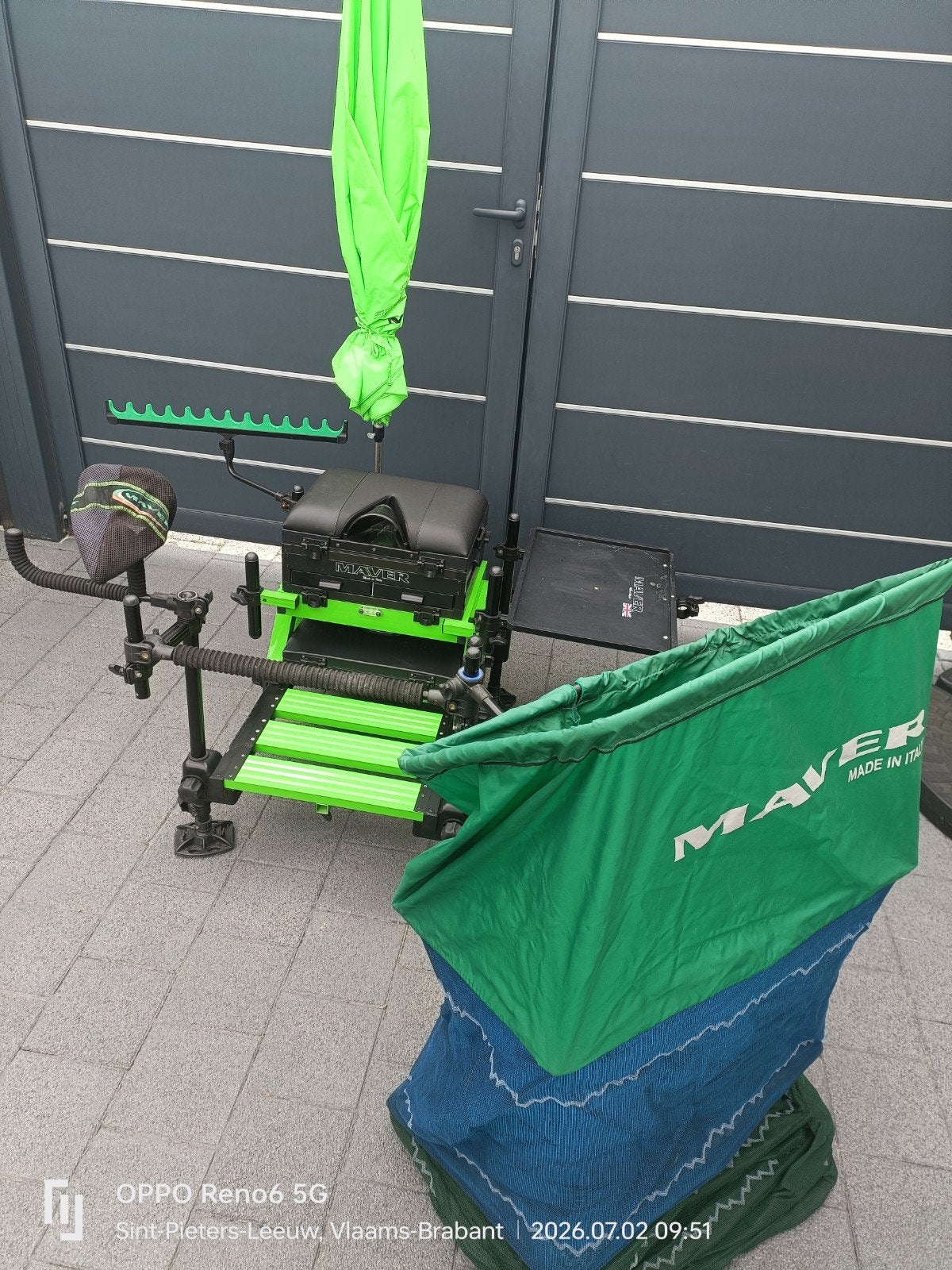 Visstation Maver, Ophalen