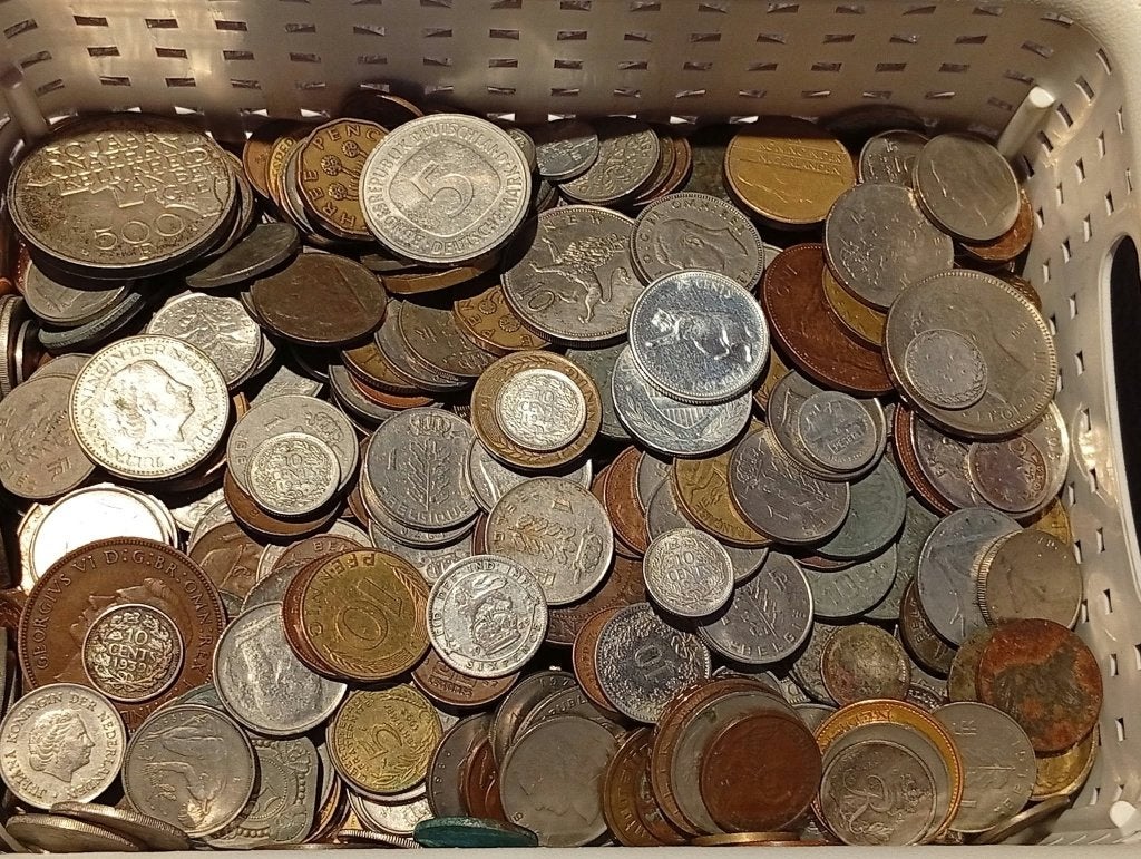 monnaies mix du monde, Enlèvement ou Envoi, Autres pays, Monnaie en vrac, Argent
