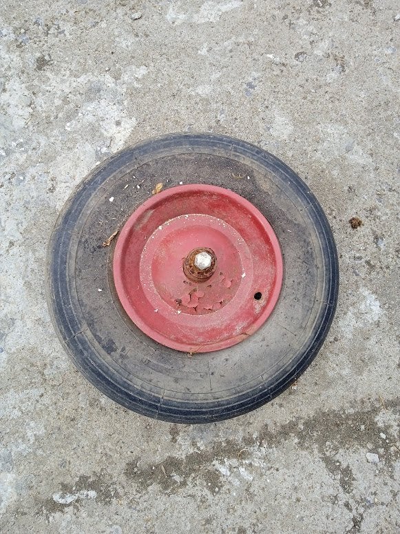 Roue de brouette d occasion, Tuin en Terras, Kruiwagens, Ophalen, Gebruikt