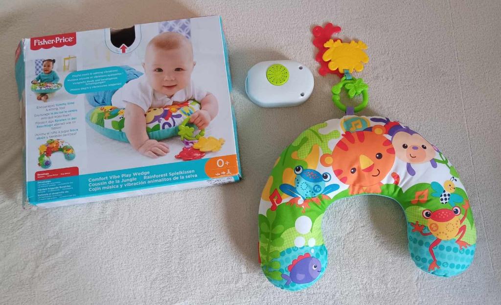 Buikligkussen, speeltje, geluid en trillingen / Fisher-Price, Kinderen en Baby's, Ophalen, Gebruikt