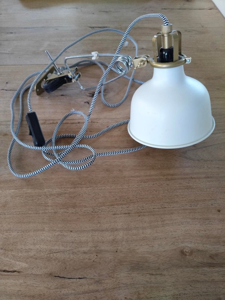 Bureaulamp Ikea, Blanc, Avec abat-jour, Lampe de bureau, Comme neuf