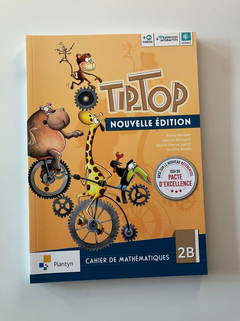 cahier d’exercices Tip Top 2B, Livres, Livres scolaires, Enlèvement ou Envoi, Comme neuf