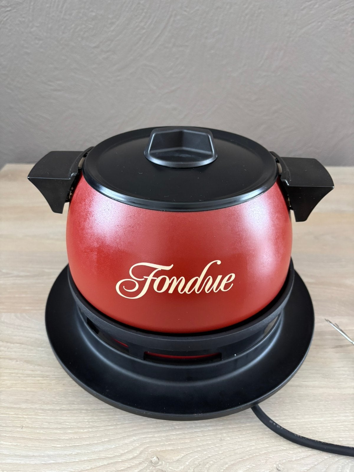 Elektrisch fondueset voor 6 personen, Elektronische apparatuur, Fonduesets, Ophalen, Zo goed als nieuw, Elektrisch, Fondueset