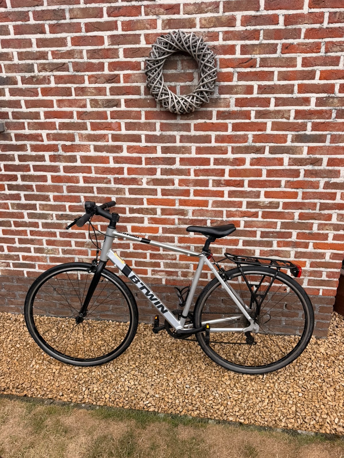 Btwin Triban 100 FB - maat L - 28”, Velgrem, Versnellingen, Zo goed als nieuw, Ophalen