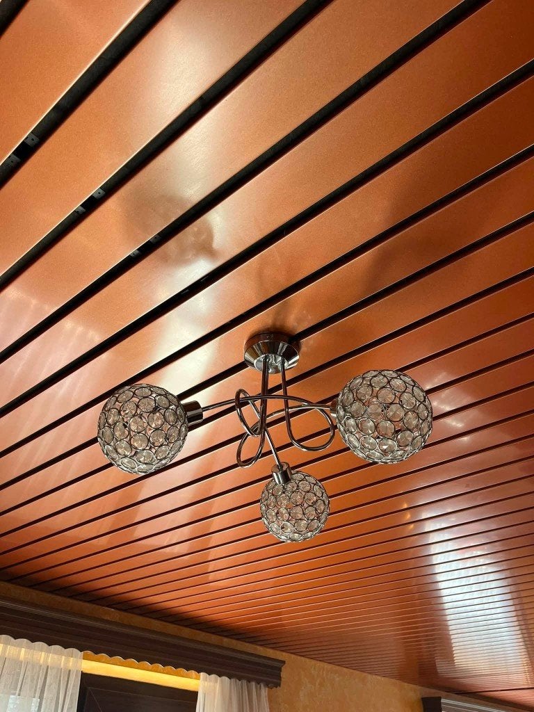 Plafonnier design 3 lampes chrome et cristaux, Maison & Meubles, Enlèvement, Utilisé, Métal