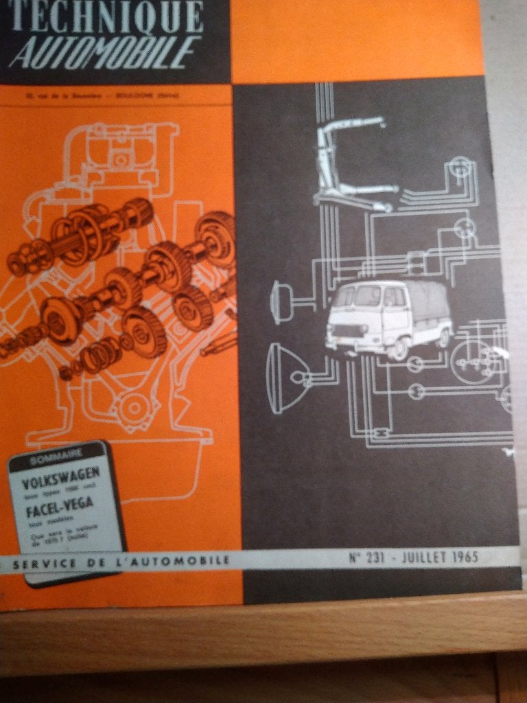 RTA 231 - Volkswagen 1500 tous types - juillet 1965, Enlèvement ou Envoi