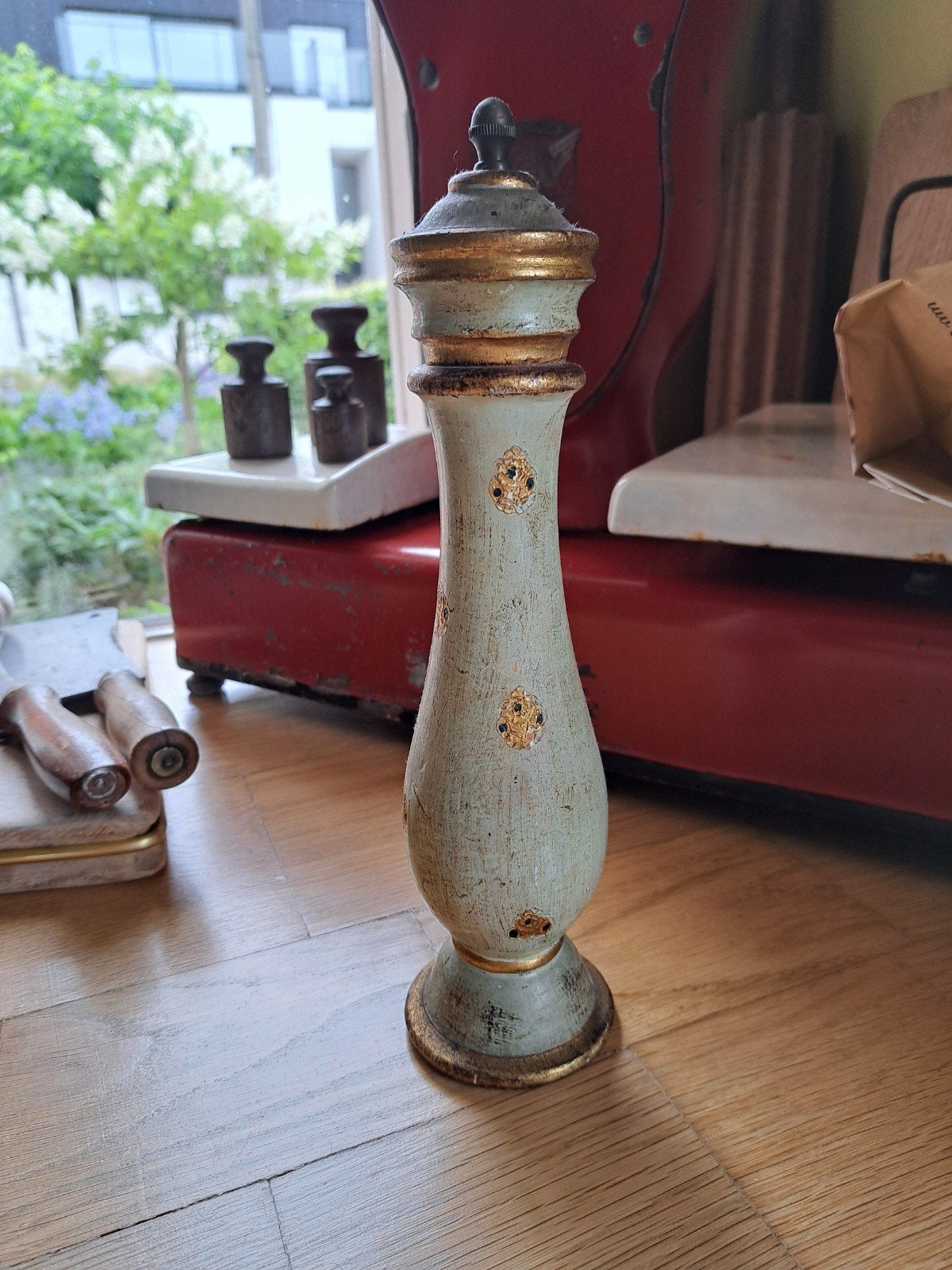 Vintage pepermolen Italiaans, Ophalen