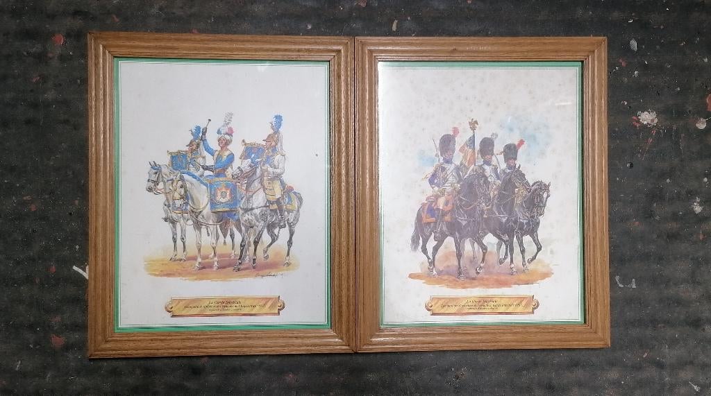 Militaire kaart van de Imperial Guard Empire, Verzamelen, Verzenden, Overige soorten, Foto of Poster