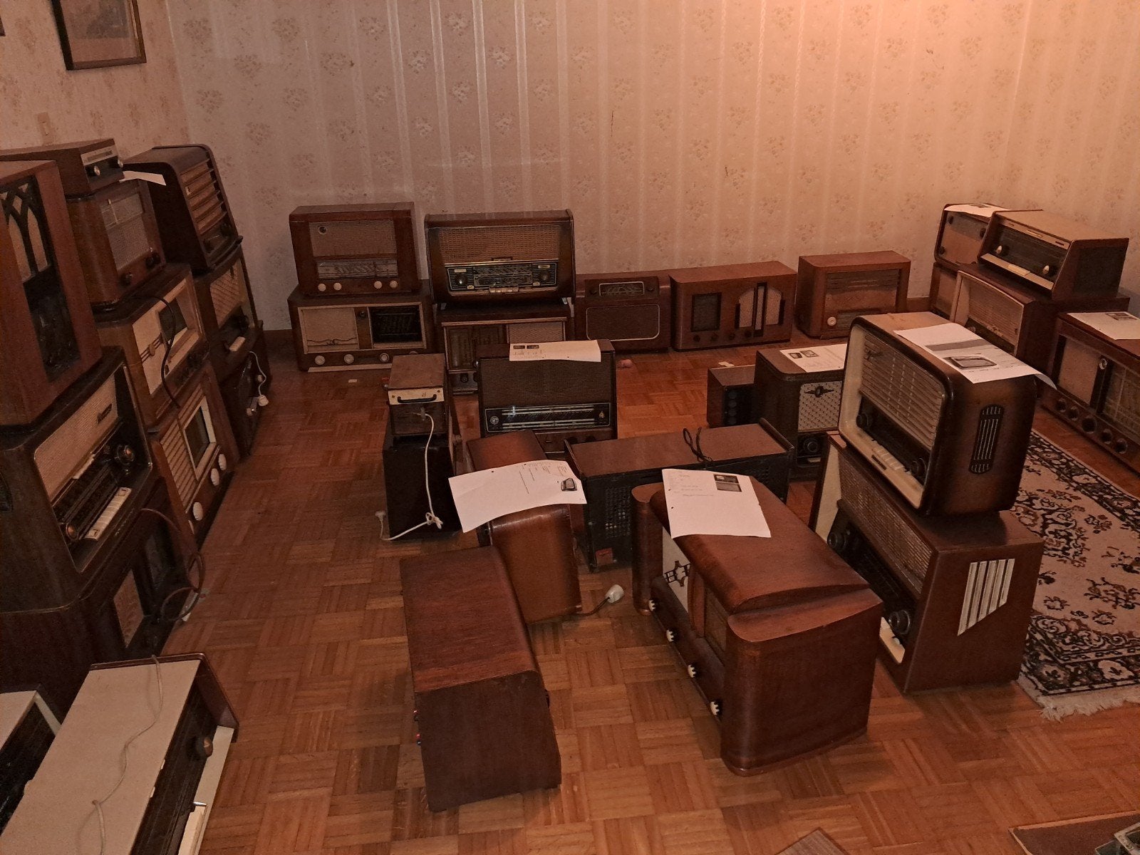 Lot vintage radio's, Enlèvement