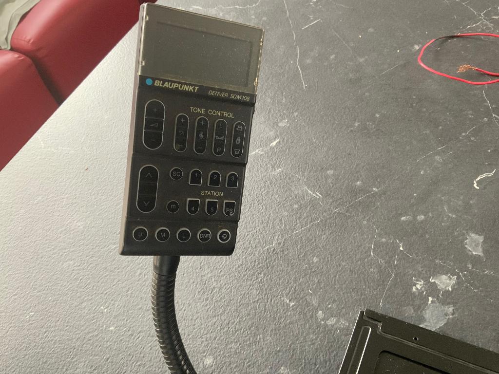 Vintage Blaupunkt autoradio SQM 108 Sylt / Denver + CCP08, Ophalen of Verzenden, Gebruikt