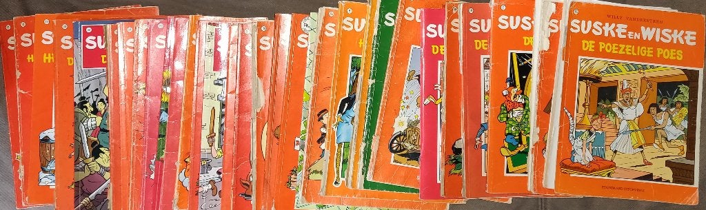 Suske en Wiske, Boeken, Stripverhalen, Meerdere stripboeken, Ophalen, Gelezen, Willy Vandersteen
