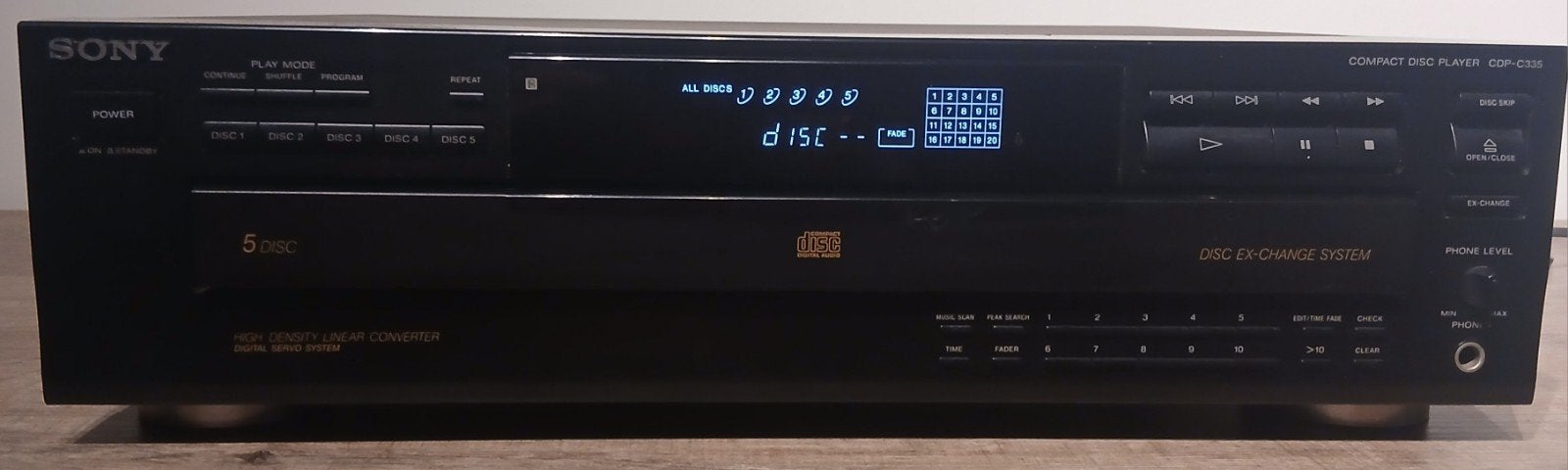 ​Sony CDP-C335 5-CD Wisselaar (Voor onderdelen / Reparatie), Audio, Tv en Foto, Cd-spelers, Ophalen, Sony, Wisselaar