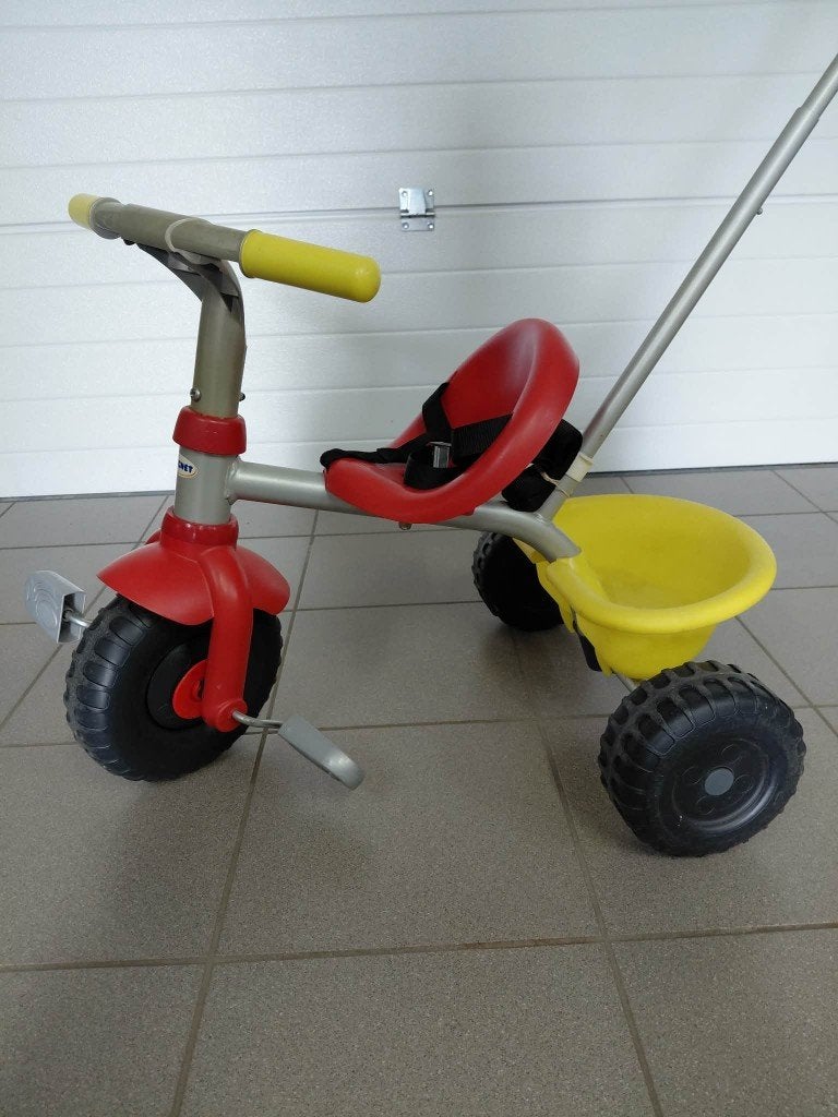 tricycle pour enfants, Vélos & Vélomoteurs, Enlèvement, Comme neuf, Smoby, Tige de poussée