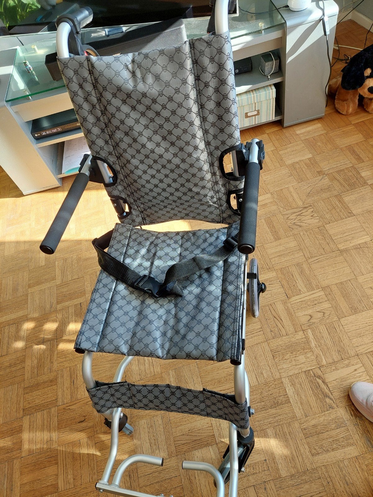 chaise roulant pliable, Enlèvement, Pliant, Comme neuf, Fauteuil roulant à pousser