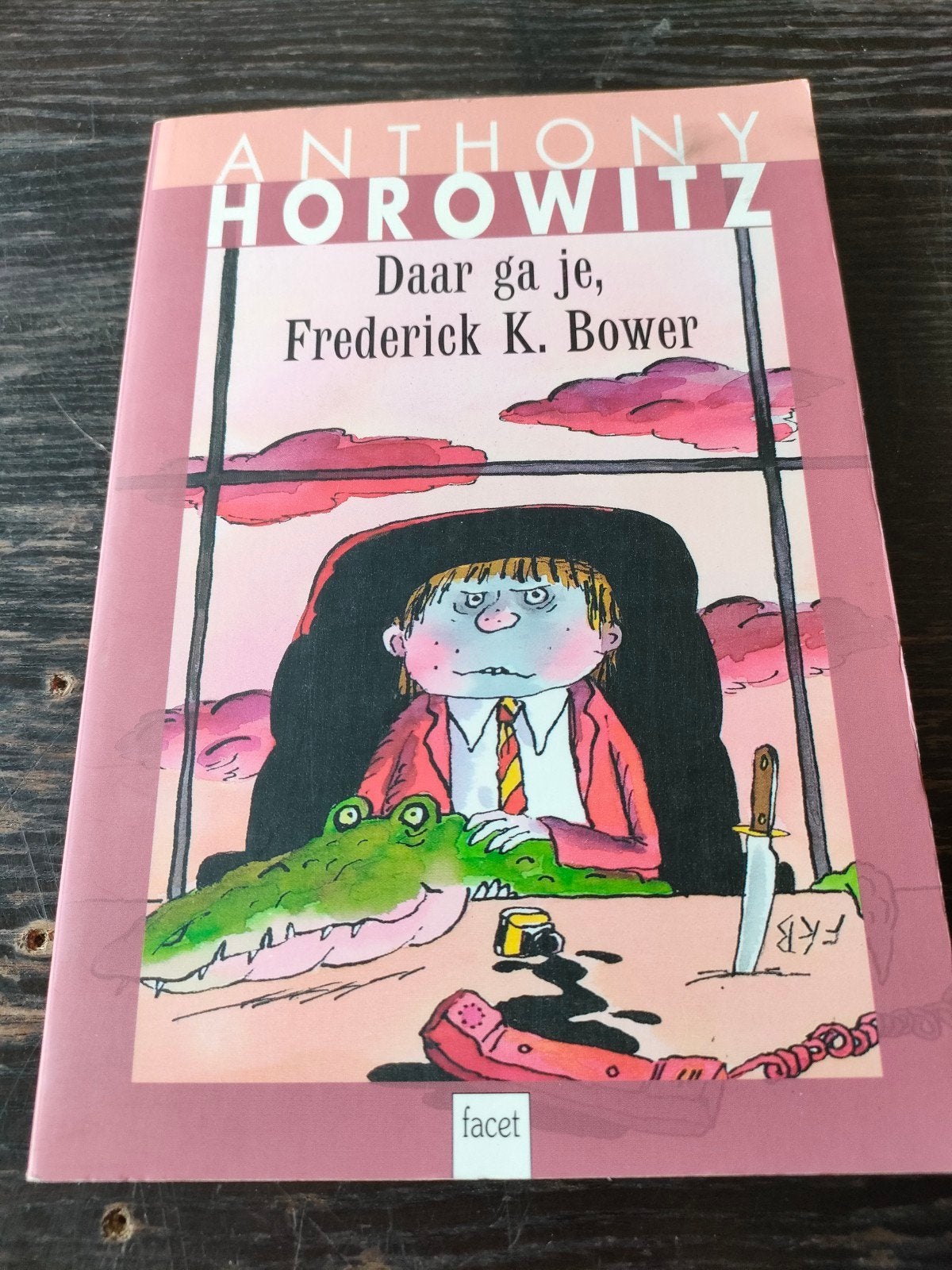 Jeugdboek Daar ga je, Frederick K. Bower (Anthony Horowitz), Boeken, Kinderboeken | Jeugd | 10 tot 12 jaar, Ophalen, Zo goed als nieuw
