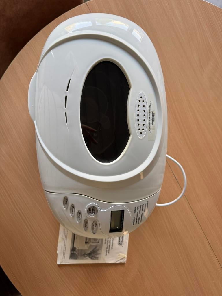 Machine à pain, Electroménager, 800 à 1200 grammes de pâte, Fenêtre transparente, Enlèvement, Utilisé
