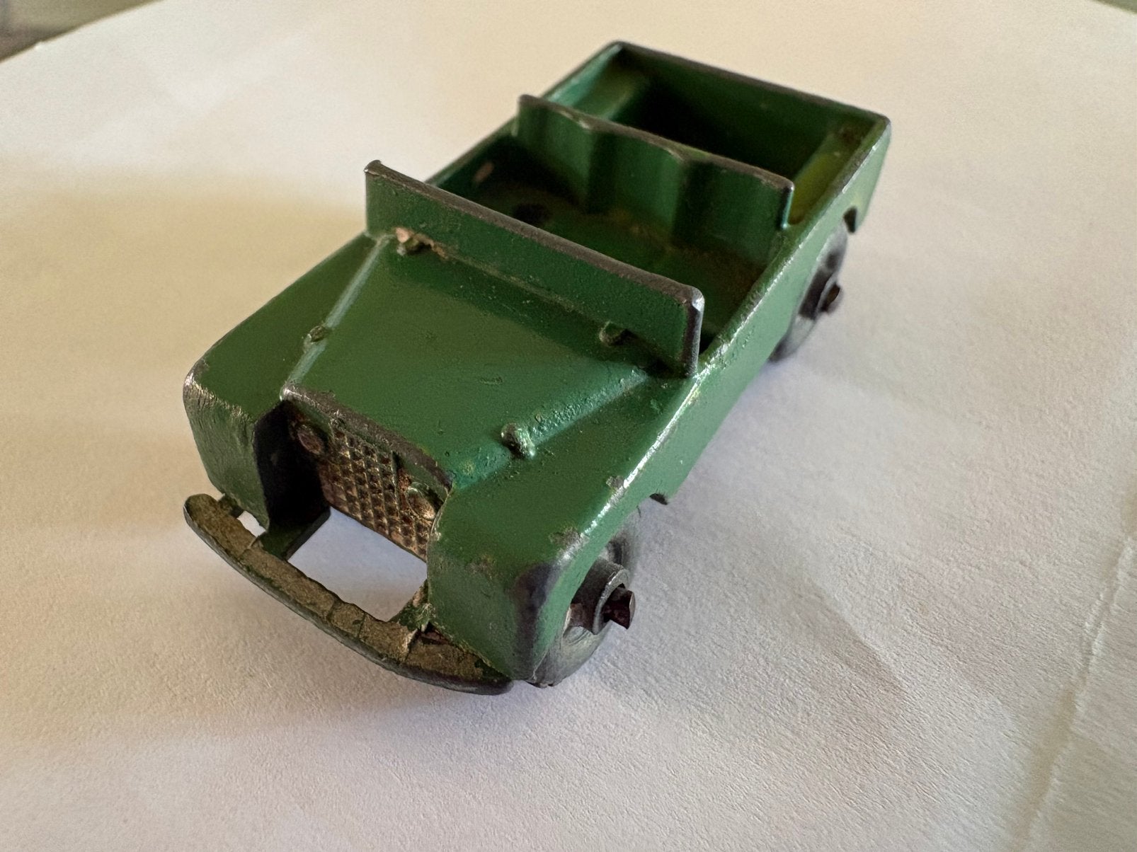 LESNEY UITERST ZELDZAME LAND ROVER N12 1/87 HO VINTAGE, Ophalen of Verzenden, Zo goed als nieuw, Lesney