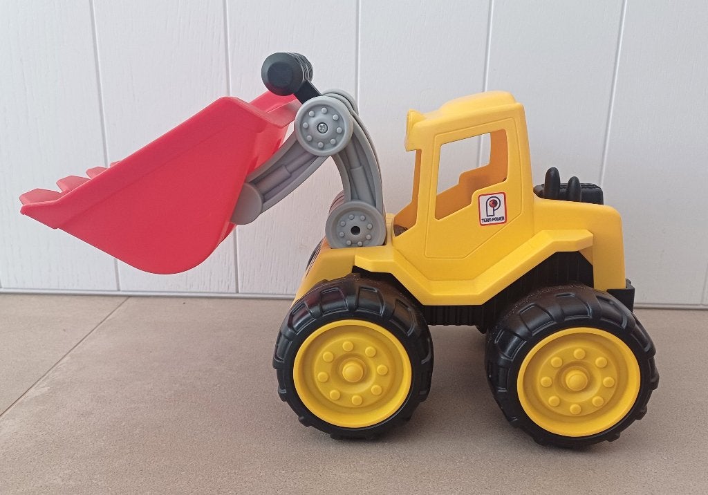 Bulldozer et pelle en jouet, Enlèvement