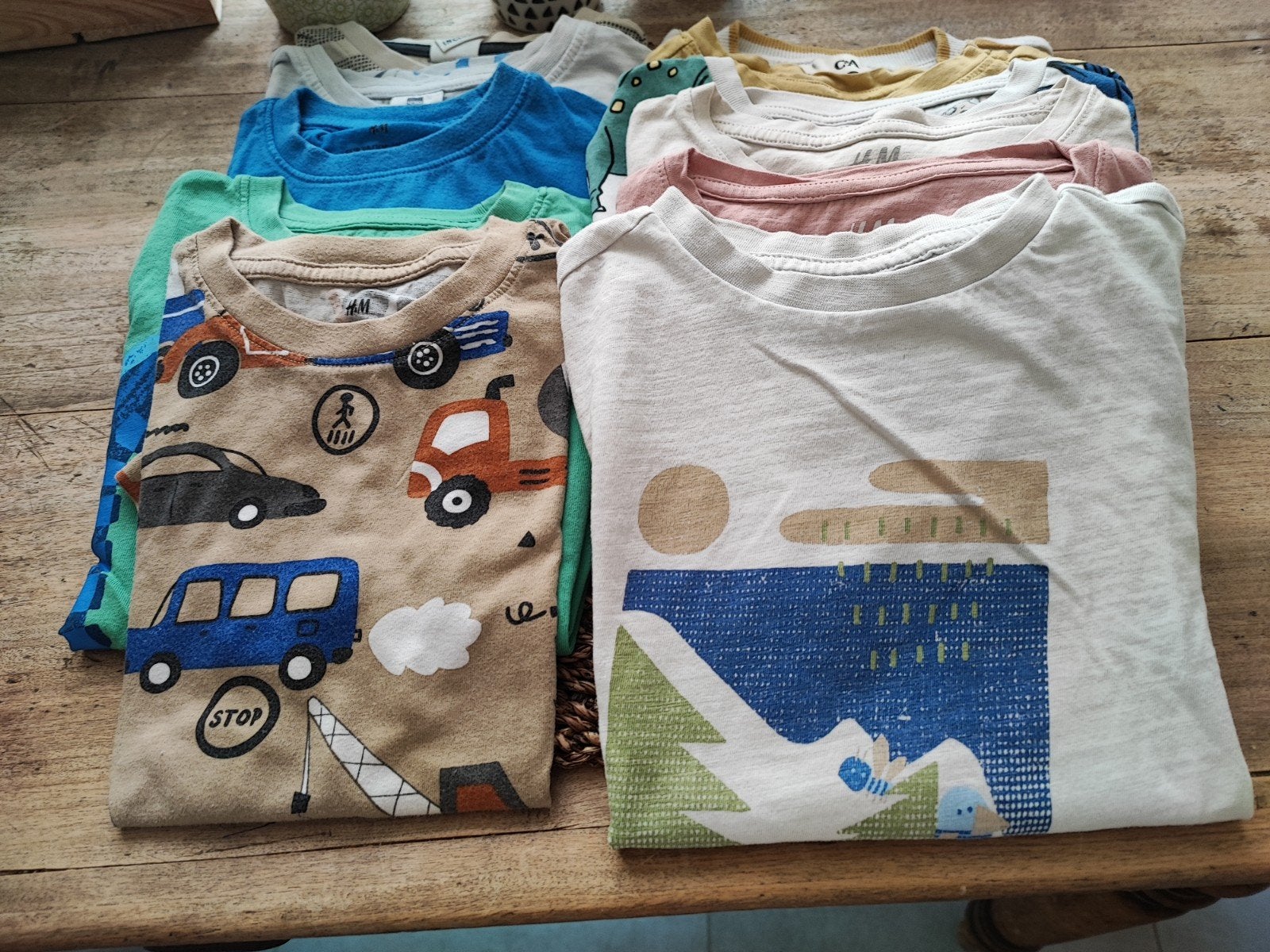 Tshirts, Ophalen