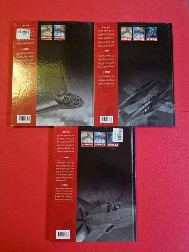 Lot de 3 bd usa uber alles 1 à 3,EO, Enlèvement ou Envoi